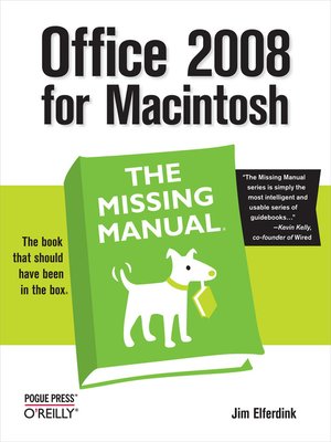 cover image of Office 2008 for Macintosh